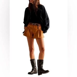 Free People Reign Vegan Shorts